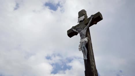 Old,-stone-cross-standing-lonely-amongst-fields