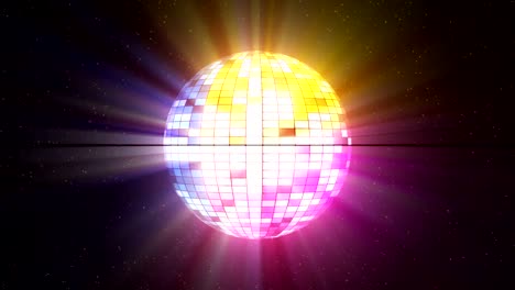 Disco-Kugel-in-der-Lage,-nahtlose-Schleife