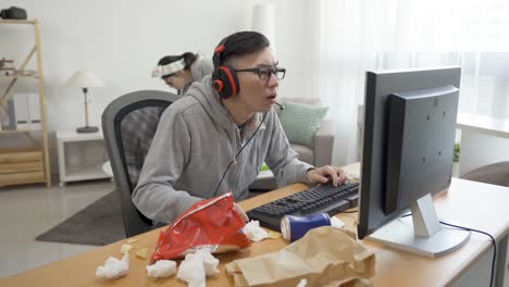 mad-girlfriend-cleaning-boyfriend-dirty-apartment