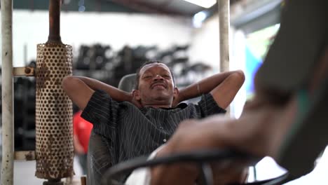 Lazy-Worker-Relaxing-on-Forklift