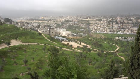 Jerusalem.-View-of-the-city-from-the-observation-deck