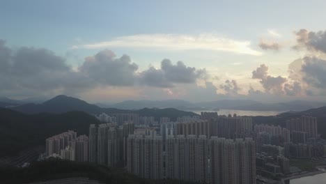 Imágenes-de-4K-de-Kuala-Kwan-O,-Hong-Kong-en-vista-aérea