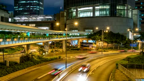 Lapso-de-tiempo-K-4:-zona-de-negocios-de-Hong-Kong