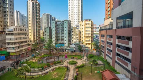 Zeitraffer-von-Yau-Ma-Tei-Park-in-Hongkong