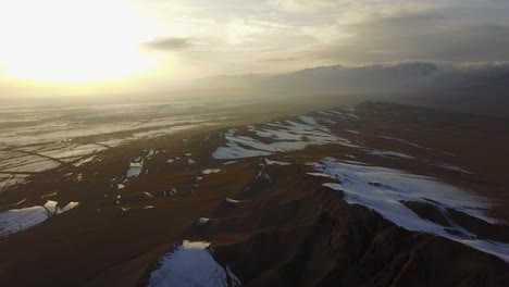 Montaña-de-la-nieve,-Duku-carretera,-Xinjiang,-China