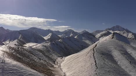 Snow-Mountain-Scenery-in-Xinjiang,-China