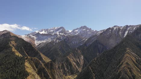 Schneeberg-Landschaft-in-Xinjiang,-China