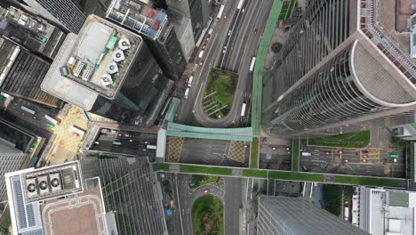 Aerial-view-of-Hong-Kong-skyscraper