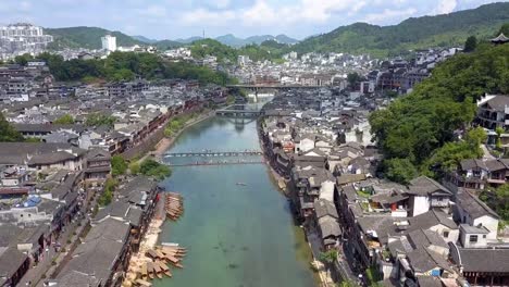 Old-chinese-bridge-and-town