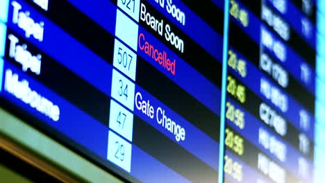 Airport-Flight-Timetable-Information-Board.