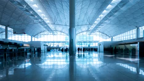 Flughafen-Timelapse