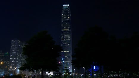 Abend-Zeit-Kowloon-Hong-Kong-Ifc-Turm-Bucht-Panorama-4k-China