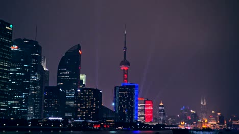 View-of-Shanghai-Skyline-at-night.-Oriental-Pearl-Tower-and-Huangpu-River.