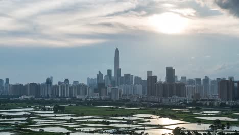 Sunset-moment-of-Shen-Zhen