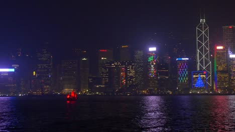 China-noche-iluminada-hong-kong-ciudad-famosa-bahía-panorama-4k