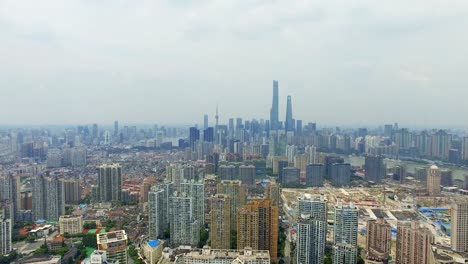 Aerial-View-of-shanghai-skyline