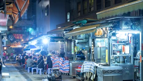 Hong-Kong-lokale-Gäste-bei-street