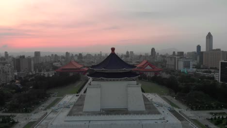 Luftaufnahme-von-The-National-Chiang-Kai-Shek-Gedächtnishalle