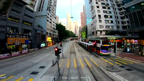 View-of-Hong-Kong-city-busy-streets-from-tramways