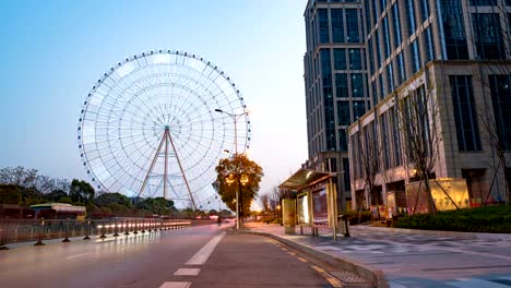 Riesenrad-in-eine-Stadt-Spielplatz