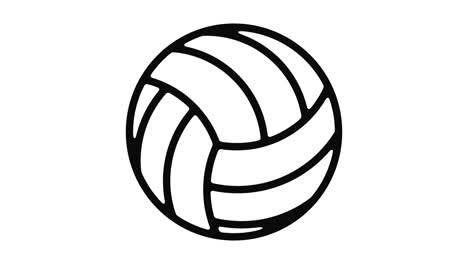 Volleyball-Linie-Motion-Graphic