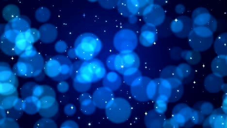 Snow-Flakes-Falling--on-Blue-Christmas-Background