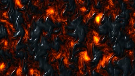 Magie-Feuer-Lava-abstrakt-Fantasy-Hintergrund-rot