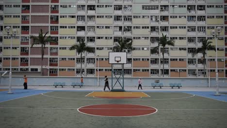 Colorful-Basketball-Court-in-Choi-Hung---Hong-Kong