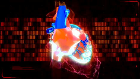 Visualización-del-corazón-artificial,-investigación-médica,-prevención-de-fallo-de-órgano