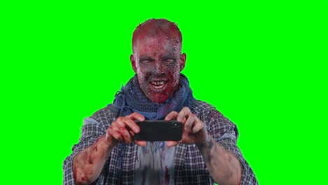 Male-zombie-using-cell-phone
