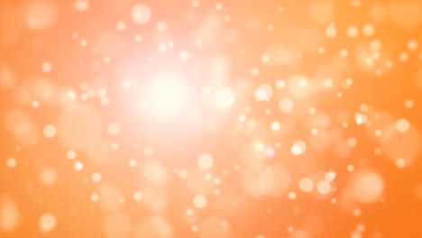 Orange-gold-bokeh-particle-background