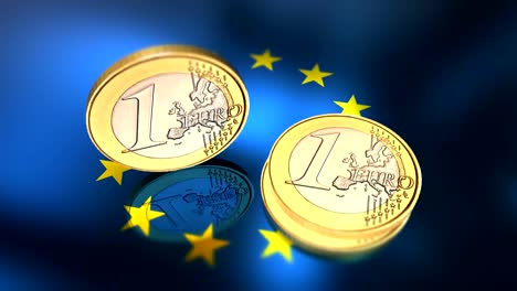 Glänzende-Euro---Finanz--und-Hintergrund