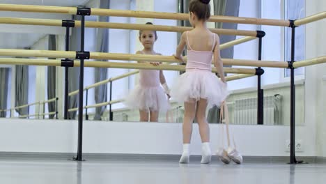 Cute-Girl-Starting-Ballet-Lesson