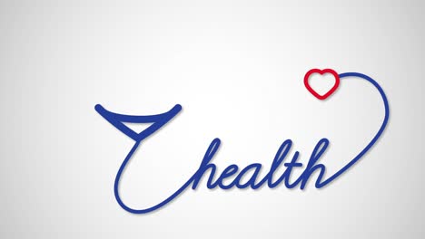 Health---stethoscope-with-heart-icon.-Healthcare-medical-concept-motion-graphic-footage