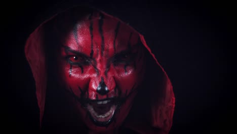 4k-Horror-Halloween-Devil-Shouting