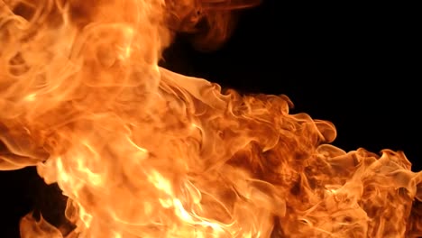 Fire-explosion-in-slowmotion,-shooting-with-high-speed-camera.