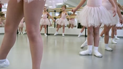 Girls-Doing-Exercises-in-Ballet-Class