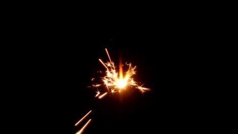 Christmas-sparkler-lights-on-black-background