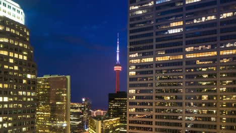 Toronto-Stadtbild---Sonnenaufgang-Zeitraffer