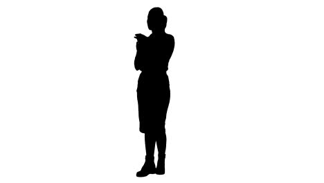 Silhouette-Annoyed-young-woman-having-bad-news-from-her-angry-boss-by-the-phone