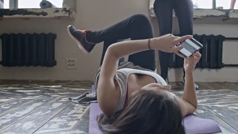 Women-Relaxing-after-Dance-Class