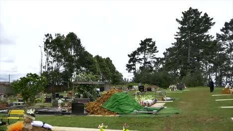 Shot-of-cemetery-for-funeral-burial