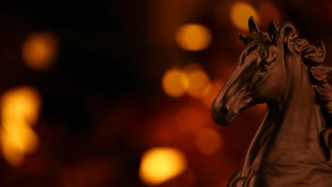 Black-Horse-Gold-Bokeh-Hd-footage