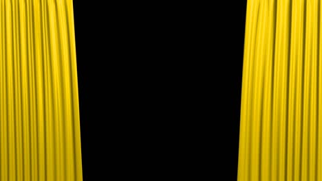 Gelbe-Eröffnung-Vorhang-mit-Alfa-Hintergrund