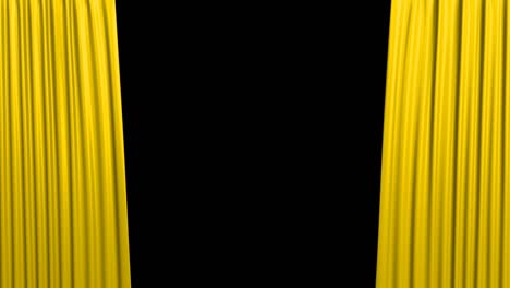 Yellow-Opening-Curtain-With-Alfa-Background