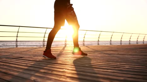 Man-Exercising-on-Seaside-Promenade