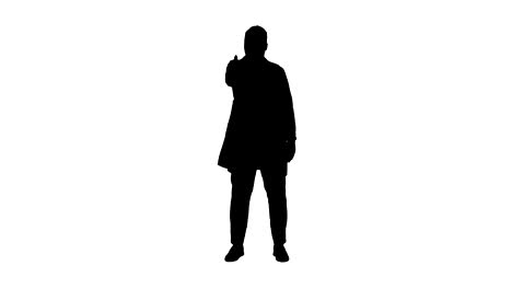 Silhouette-Afro-american-doctor-presenting-nasal-spray