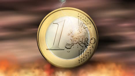 Euro-Münze-Animation