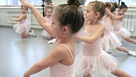 Kleinen-Ballerinas-Ausbildung-im-Tanzstudio