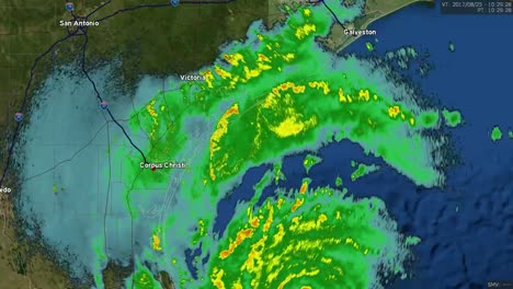 2017-Hurrikan-Harvey-Landfall-Dopplerradar-Zeitraffer